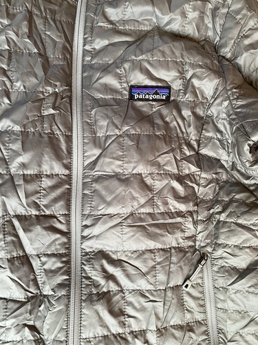 Patagonia Puffer Jacket Gray Womens Size Medium - Picture 6 of 7