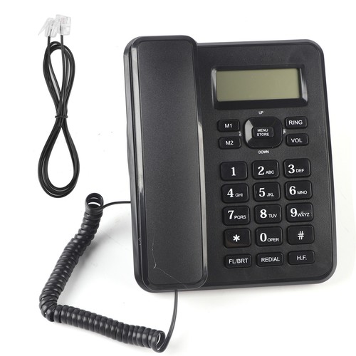 Kxt6001Cid Fixed Telephone Home Wired Landline Business Office Corded Desk P BUU - Zdjęcie 10 z 12