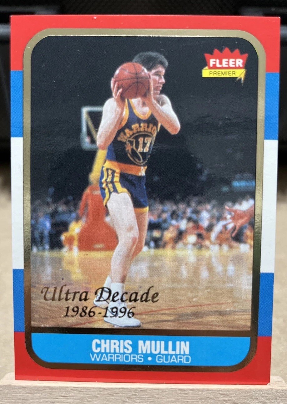 1996-97 Fleer Ultra Premiere Ultra Decade 86 Rookie Reprint #U-6 Chris Mullin
