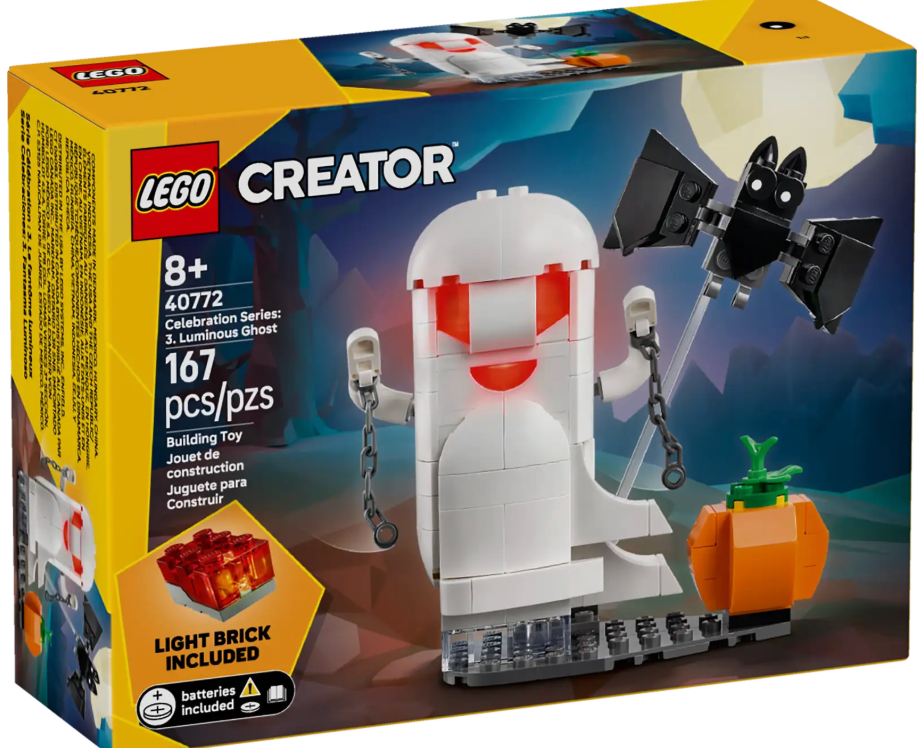 LEGO #40772 Celebration Series GWP–Luminous Ghost: Includes Light