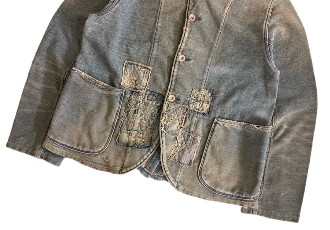 Kapital Vintage Processing Boro Patchwork Sweat J… - image 4