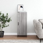 Sideboard Grey Sonoma 34.5x34x90 cm Engineered Wood & Metal Storage Cabinet XL