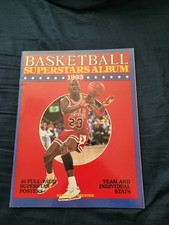 1993 Basketball Superstars Album Michael Jordan Magic Johnson NBA