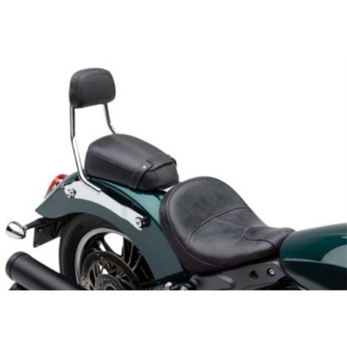 Cobra Detachable Solo Seat Chrome Backrest for Indian Scout '16-'20 502-2211 - Picture 1 of 5