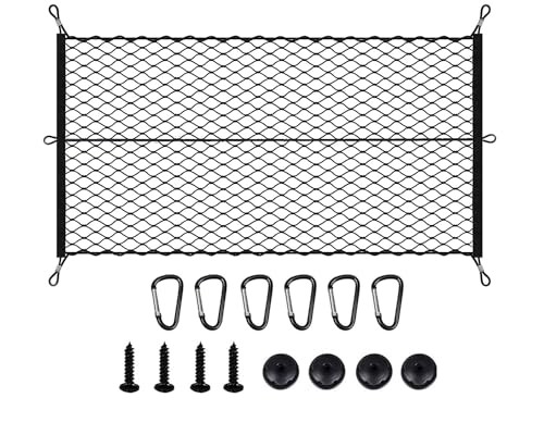 Goods Nets 41 x 30 Inch Cargo Net Luggage Net Storage Net with Hooks 41x30inch - Picture 2 of 7