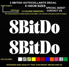 2 8bitdo Decorative Stickers - Vehicles & Accessories, 2 Piece Set 1