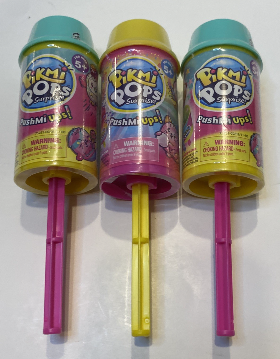 Pikmi Pops Surprise Pushmi Ups Scented Plush Confetti YELLOW POP