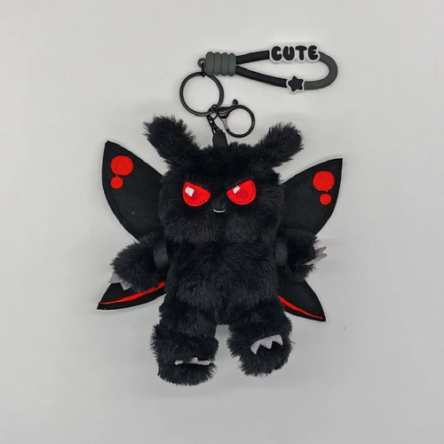 Mothman Plüsch Puppe Schlüsselanhänger Anhänger mit Flügeln kreative Raumdeko - Bild 3 von 4