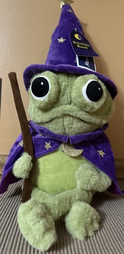 Moonlight Manor Halloween TikTok Viral Wizard Frog Weighted Plush NWT