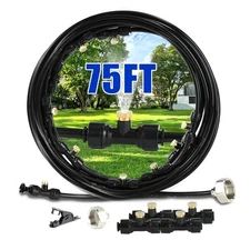 WOXAFO Misters for Outside Patio, 75FT(23M) Water Misting System Kit for Cooling