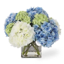 Providence Hydrangea - Bouquet-12.5 Inches Tall and 16.5 Inches Wide Uttermost