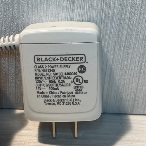 OEM Original Black & Decker Dustbuster S010QU1400040 Class 2 Power Supply - Picture 2 of 4