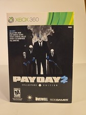 Payday 2  Collector's Edition 06060 of 30,000 Factory Sealed Xbox 360