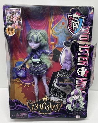 Mattel Monster High 13 Wishes Twyla Doll RARE w/Original Box (Missing 1 Hand)