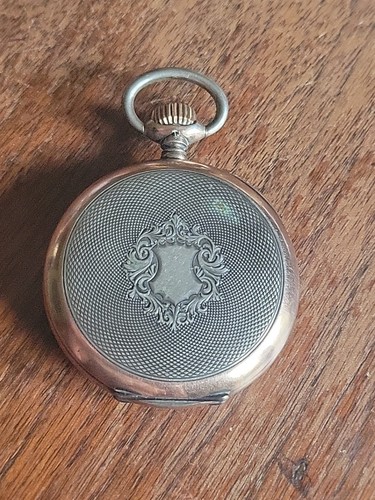 1905 International Watch Co SCHAFFHAUSEN um 52 Taschenuhr in Vermeil 800 Silber - Bild 9 von 24