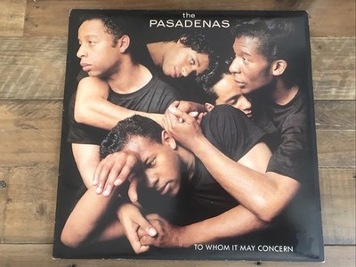 The Pasadenas to Whom It May Concern 1988 Vinyl LP Album, CBS