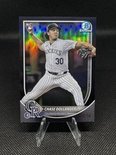 2025 Bowman Chrome Chase Dollander Black Refractor 1st Prospect 10/10 SSP