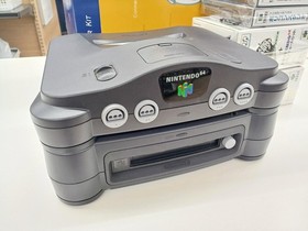 【Near Mint】Nintendo 64DD Disk Drive Console System w/box , Some unopened items