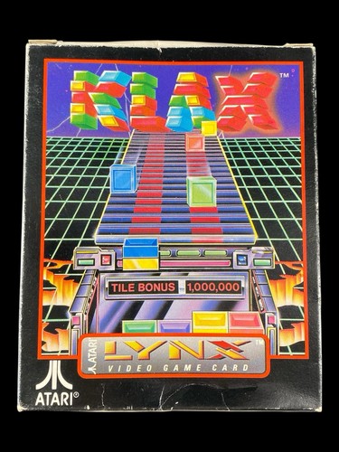1990 Klax Atari Lynx Puzzle Video Game Card EX++ OPEN BOX - Picture 4 of 9