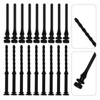 24 Pcs Radiator Shockproof Glue Nails Fan Rubber Screws Computer Case