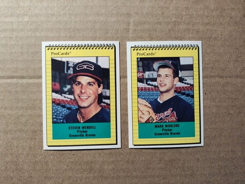 1991 ProCards Greenville Braves Atlanta AA Minor League Baseball Komplettsatz - Bild 6 von 23