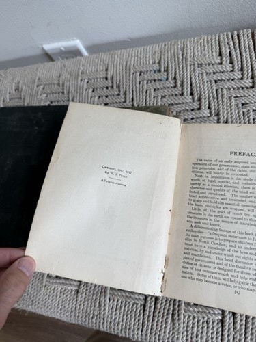 🍊Antique 1910s Lot of 8 Hardback Books | History Geography Etc Decor Prop Set! - Picture 21 of 21
