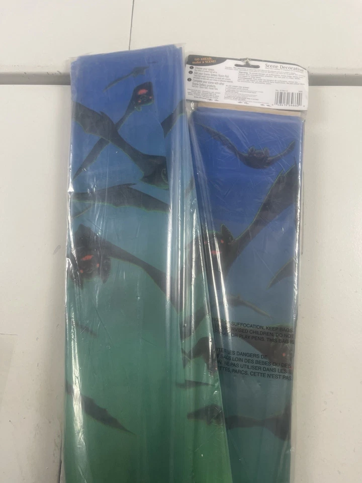 Swarm Of Bats Haunted Halloween Party Decoration Scene Setters Room Roll 50 ft - Image 4 of 4