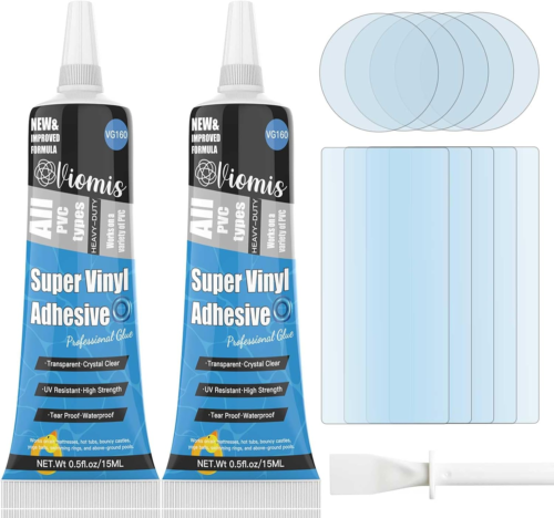 Pool Liner Patch Repair Kit | Transparent Air Mattress Patch Kit | Inflatable - Picture 9 of 12
