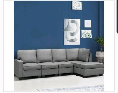 Artiss Sofa Lounge Set 5 Seater Modular Chaise Chair Suite Couch