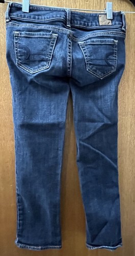American Eagle Artist Stretch Women’s Jeans Size 00 Regular Dark Blue - Picture 6 of 16