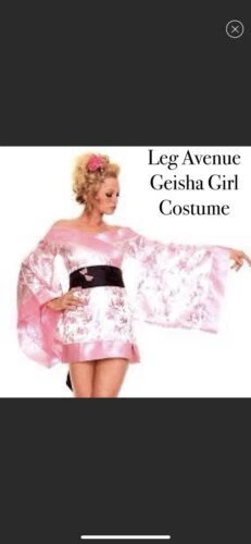 Disfraces Geisha Leg Avenue Poliéster para Mujeres