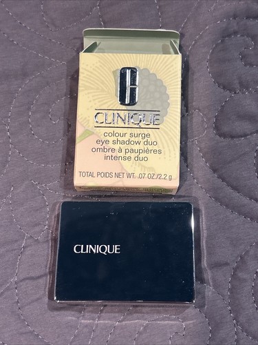 Clinique Strawberry Fudge Color Surge EyeShadow Duo Full Size New .07 Oz / 2.2 g - Picture 4 of 7