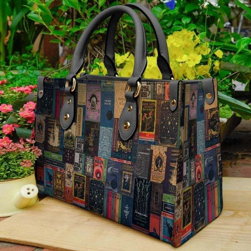 Harry Potter Hogwarts Library Leather Handbag