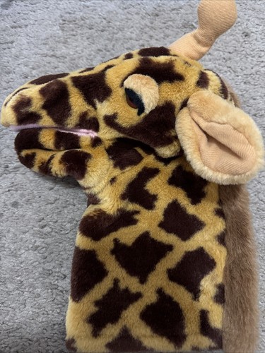 Vintage Dakin Giraffe 12” Hand Puppet Plush 1987 Soft Entertainment Polyester - Picture 6 of 12