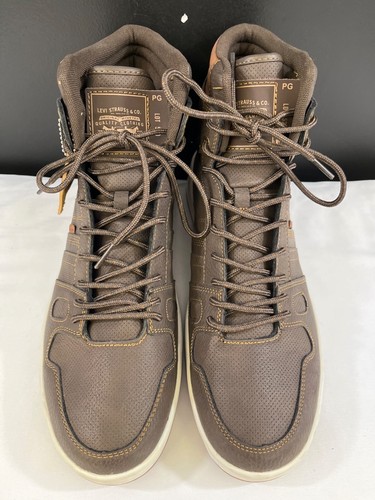 Levi's 520 BB Mens Brown High Top Sneakers Size 13 SKU 6355 - Picture 2 of 7