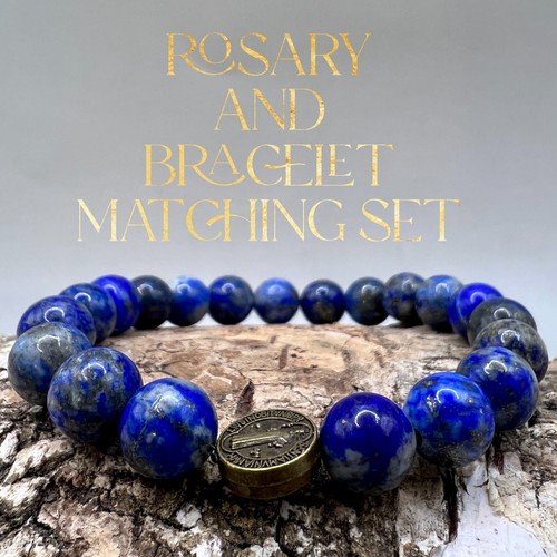 Handmade in Scotland Seven Decade St Francis of Assisi Crown Rosary Beads Mary - Picture 7 of 8