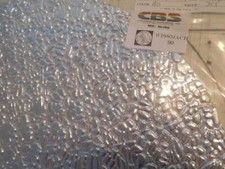 Dichroic Glass:CBS 90 COE Silver on Figure "C" Textured Thin Clear- 3"Sq