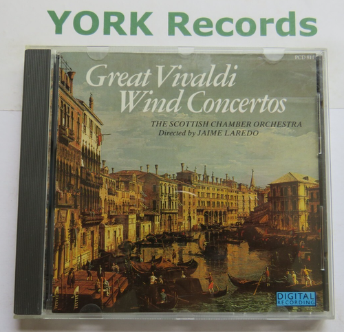 VIVALDI - Wind Concertos JAIME LAREDO Scottish Chamber Orchestra - Ex Con CD Imp - Picture 1 of 3