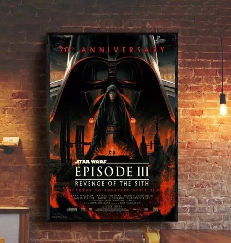 Star Wars 2025 Marks The 20th Anniversary Episode II Die Rache der Sith Poster