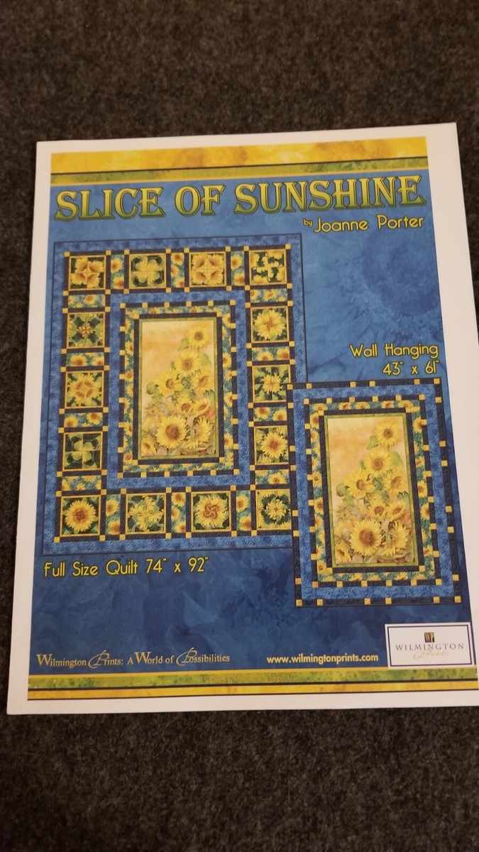 SLICE of SUNSHINE Quilt Pattern Wilmington Prints Joanne