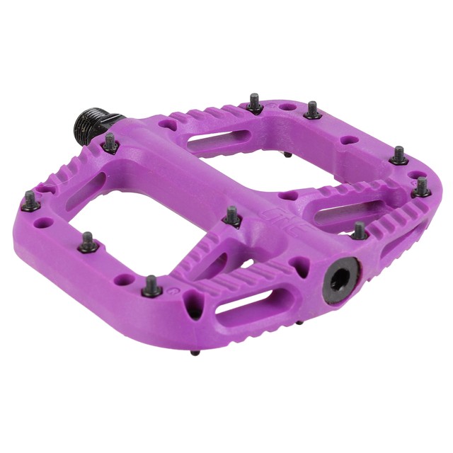 Green OneUp Components Comp platform pedals pair