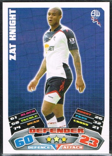 Topps MATCH ATTAX 2011-12 ☆ PREMIER LEAGUE ☆ Fußballkarten #1 bis #180 - Bild 60 von 181