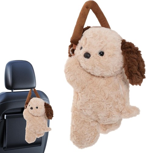 Plüsch Hund Stofftier mit Taschentuchbox – Aufbewahrung für Auto oder zuHause - Bild 21 von 25