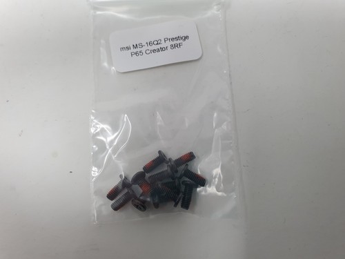 Laptop Screws For MSI MS-16Q2 Prestige P65 Creator 8RF Base Cover Bottom Case - Picture 2 of 5