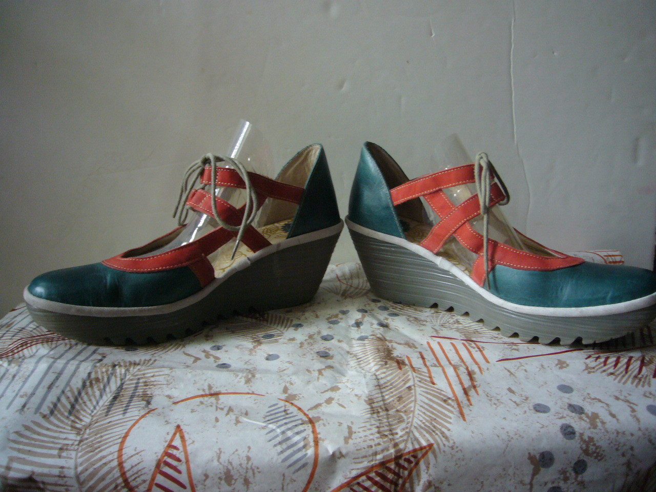 FLY London Green Wedge Wedge Wedge Mary Jane Platform - Size 40 US 9-9.5M - EUC Unique e4f219 FLY London Green Wedge Wedge Wedge Mary Jane Platform - Size 40 US 9-9.5M - EUC Unique e4f219