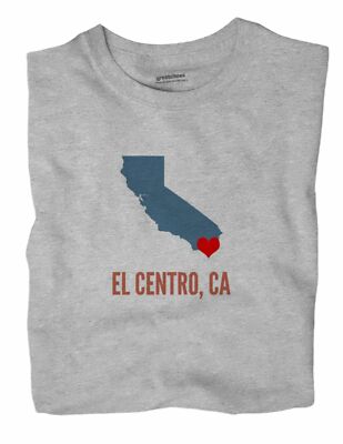 El Centro California CA T-Shirt HEART