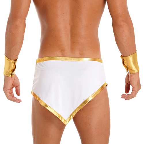 Para hombres Bata Festiva Zeus Cosplay Disfraz Guerrero Vestido Alabanza Toga Navidad - Imagen 23 de 25