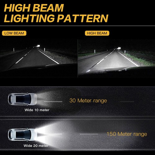 NIGHTYE 2x H1 LED Bombillas Antiniebla Haz 1600LM 160W Conversiones 6000K Blanco Frío - Imagen 3 de 12