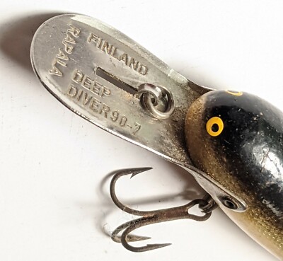 Rapala Deep Diver 90 90-7 3個セット 3-lot Collection 60's Vintage Rapala DD-90 Floating Deep