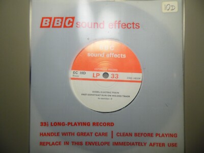 BBC Soundeffekte Vinyl Schallplatte: Zug: English Electric Vulcan - EC10D